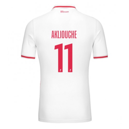 AS Monaco Maghnes Akliouche #11 Domaci Dres 2024-25 Kratak Rukav